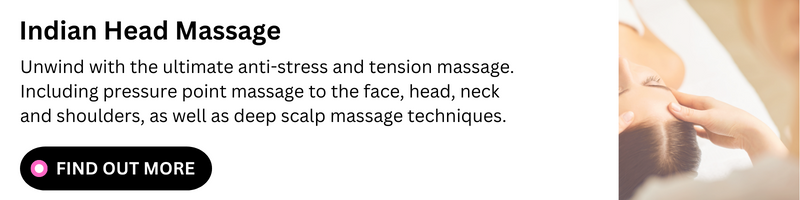 Unwind with the ultimate anti-stress and tension massage. Including pressure point massage to the face, head, neck and shoulders, as well as deep scalp massage techniques.