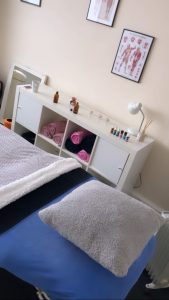 massage therapy treatment room